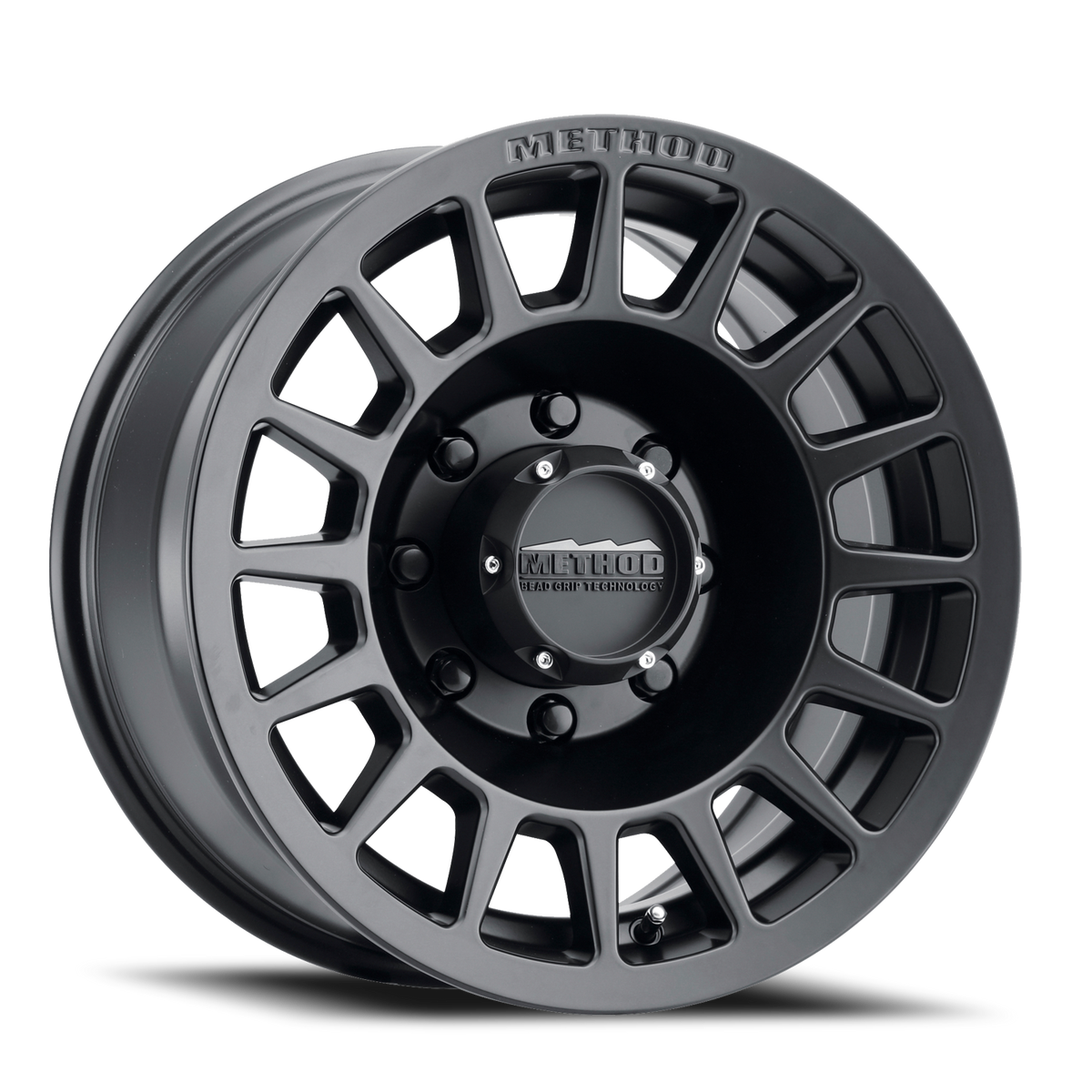 Aluminum Wheels 18x9 Bead Grip MR707 Bolt Pattern 8 On 180 Offset 18 Lip Size 0 Matte Black MB Method