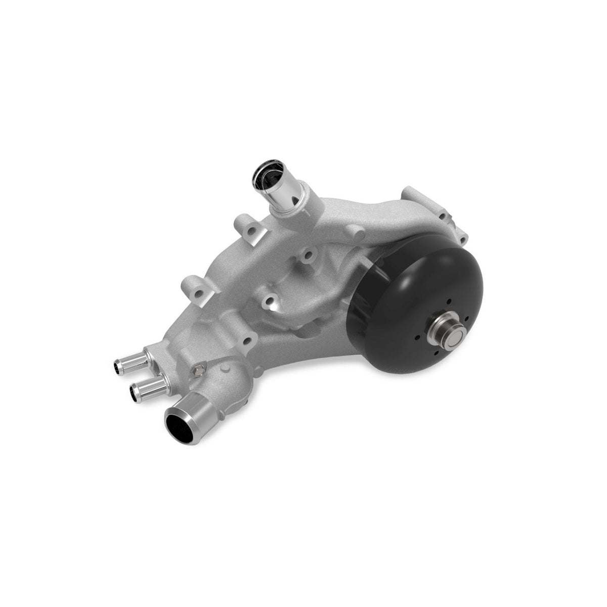 LS Water Pump-Upward Facing Inlet LS Water Pump W/upward Facing Inlet- All LS with Long Belt Alignments Holley