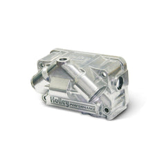 Aluminum Center Hung V Bowl Kit Secondary with Pump Provisions Convert Anything from Your Old Double Pumper to a Dominator to Holley's New Aluminum Fuel Bowls! Holley