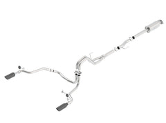 Borla 15-16 Ford F150 3.5L EcoBoost Ext. Cab Black Chrome Catback Exhaust ATAK Single Split Rear Exit - additional view