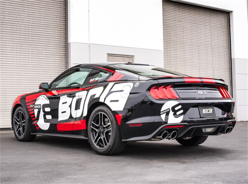 Borla 2018 Ford Mustang GT 5.0L AT/MT 3in S-Type Catback Exhaust w/ Valves - additional view 2