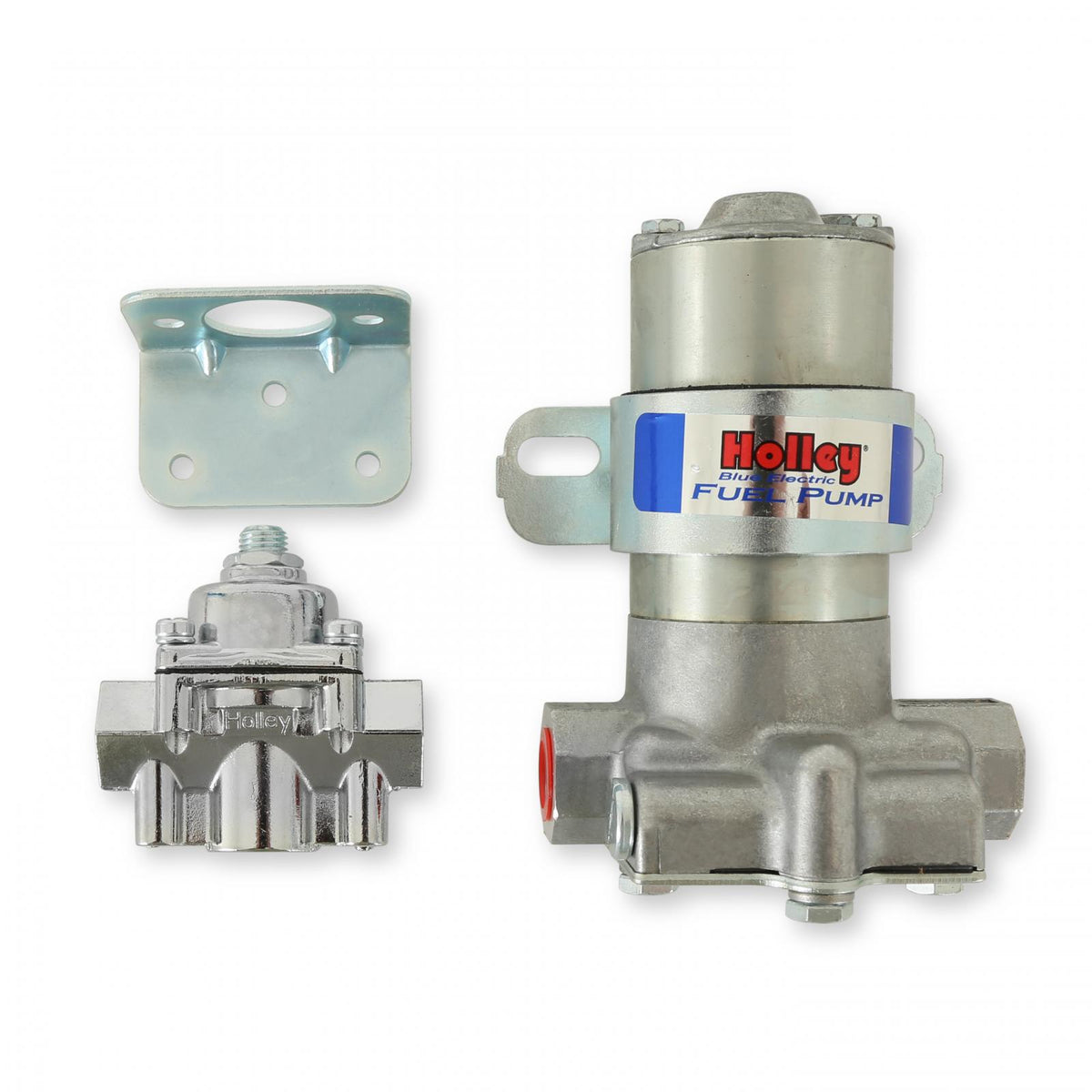 110 GPH Blue Electric Fuel Pump with Regulator Street/strip Carbureted Applications Gasoline Only Holley
