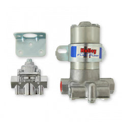 110 GPH Blue Electric Fuel Pump with Regulator Street/strip Carbureted Applications Gasoline Only Holley