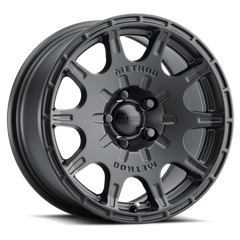 Aluminum Wheels 15x7 Rally VT-Spec MR502 Bolt Pattern 5 On 100 Offset 15 Lip Size 0 Matte Black MB Method