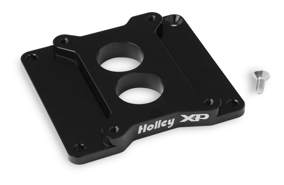 Carburetor Adapter Plate Black Anodized Billet Carburetor Adapter Plate for 2bbl 2300 Series Models (0-4412to a 4150 Square Bore Manifold ) Black Anodized Holley