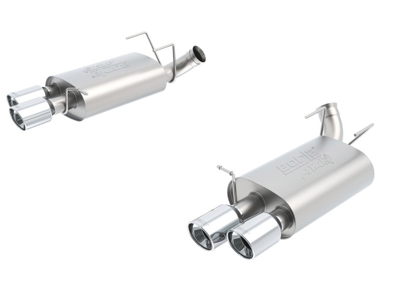 Borla 13-14 Mustang Shelby GT500 GT 5.8L V8 RWD Dual Split Rear Exit ATAK Exhaust (rear section only) - additional view 2