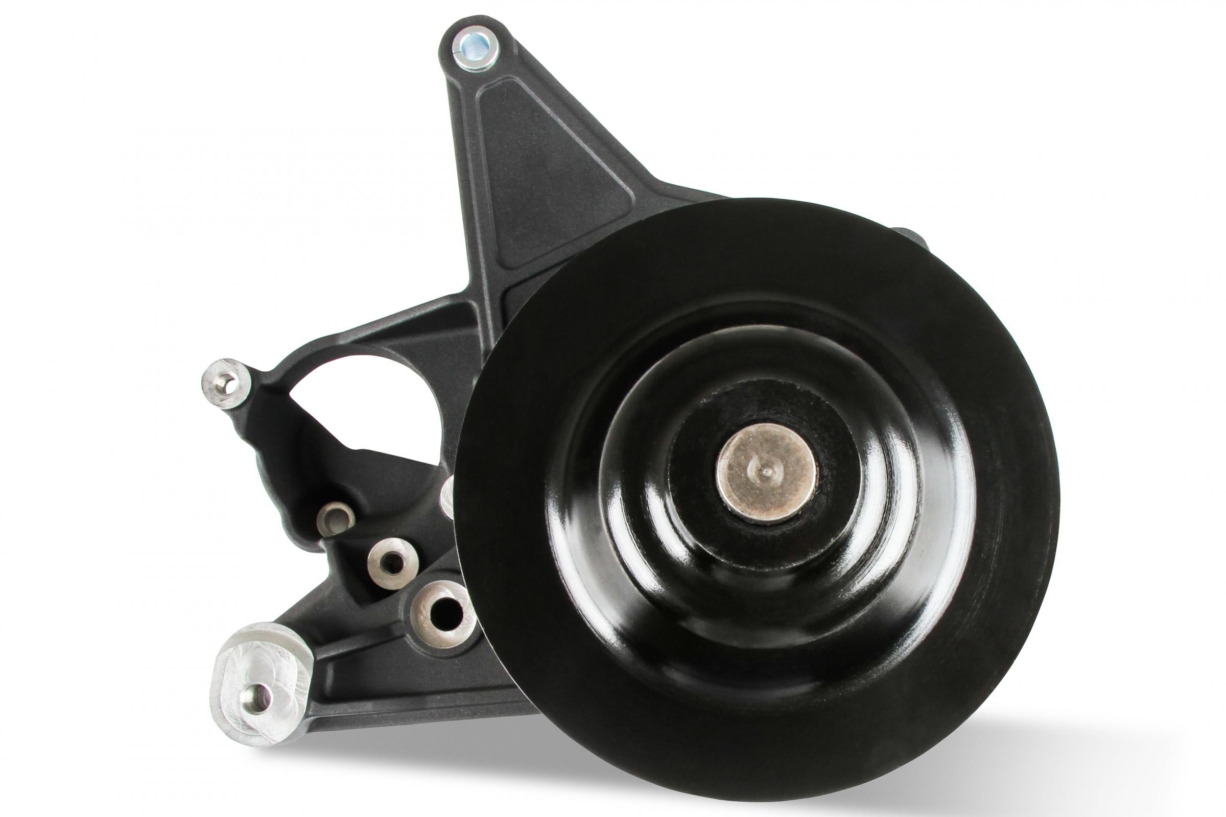 Bracket Kit, P/S LT5-W Short Spacer Natural-Black Finish Power Steering Bracket GM LT5 System- Dry Sump Only Holley