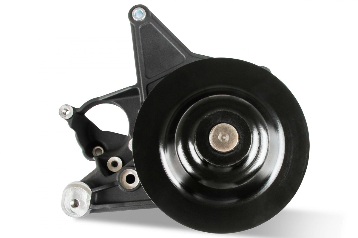 Bracket Kit, P/S LT5-W Short Spacer Natural-Black Finish Power Steering Bracket GM LT5 System- Dry Sump Only Holley