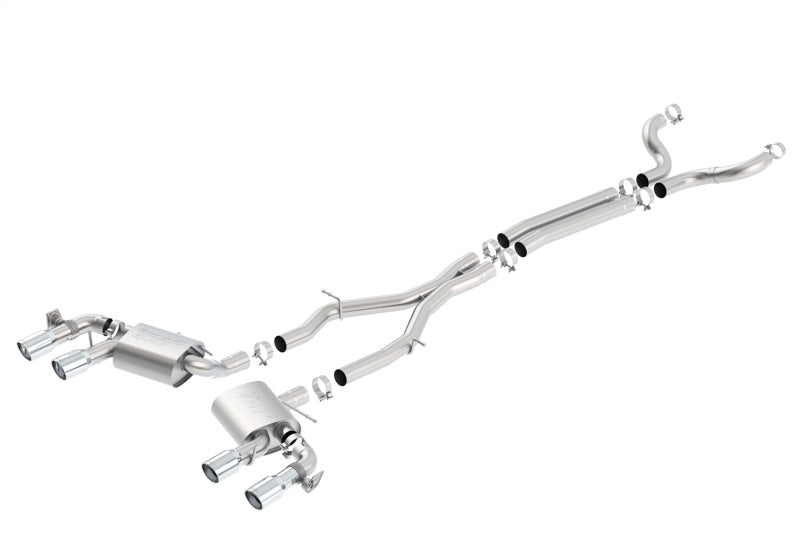 Borla 2017+ Chevy Camaro ZL1 6.2L S-Type Catback Exhaust w/ Dual Split Rear Exit - additional view 2