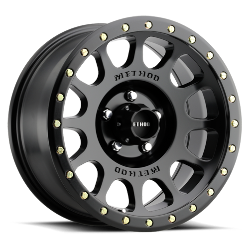 Aluminum Wheels 20x9 NV MR305 Bolt Pattern 5 On 139.7 Offset 18 Lip Size 1.42 Matte Black MB Method
