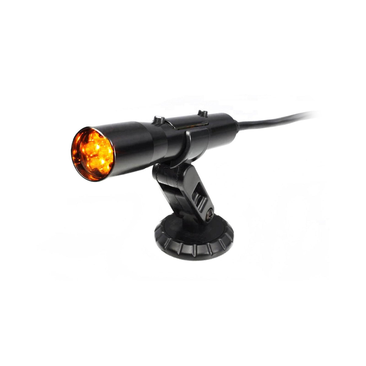 Standalone Shift Light Black Tube, Yellow LED Direct Wire Connection Sniper EFI