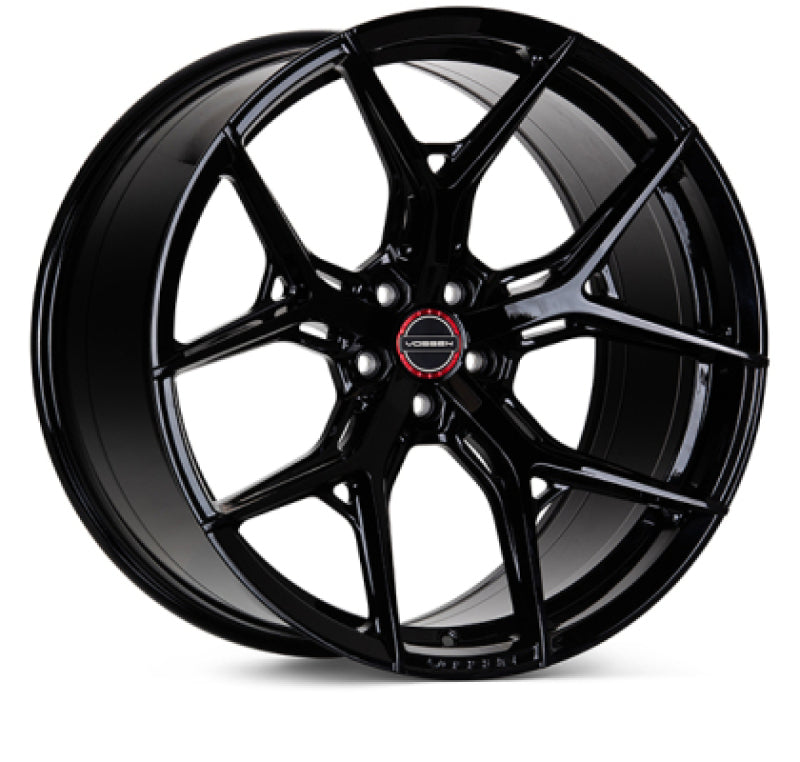 Vossen HF-5 19x9.5 - 5x114.3 - ET25 - Deep Face - 73.1 - Gloss Black Wheel