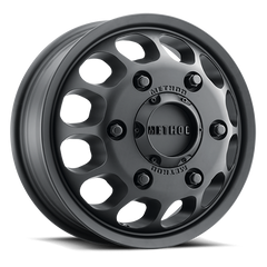 Aluminum Wheels 16x5.5 MR901 Dually Bolt Pattern 6 On 205 Offset 117 Lip Size 0.2 Matte Black Method