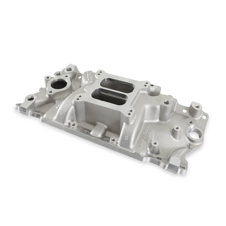 Street Dominator Intake Chevy Small Block V8 Street Dominator Intake Manifold W/egr 1987-Later with Cast Iron Head Holley