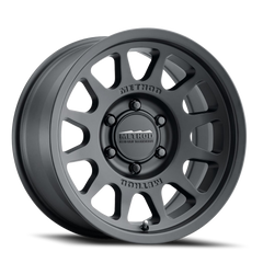 Aluminum Wheels 17x8.5 Bead Grip MR703 Bolt Pattern 6 On 139.7 Offset 35 Lip Size 0.79 Matte Black MB Method