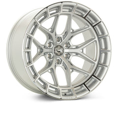 Vossen HFX-1 19x10 - 5x120.65 - ET28 - Deep Face - 70.3 - Silver Polished Wheel