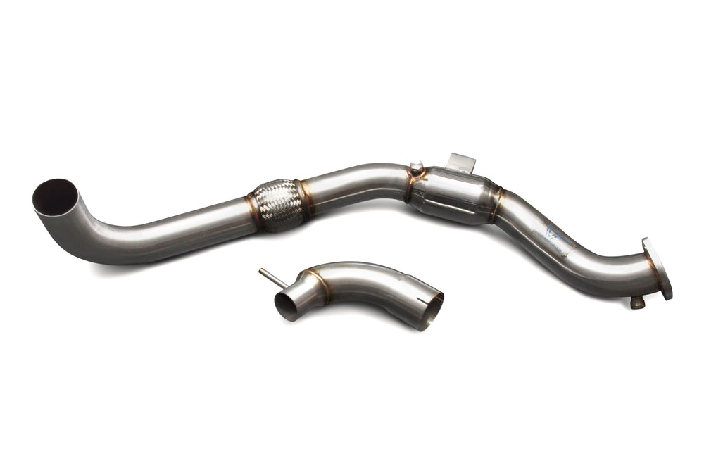 CVF 3in Stainless Steel Catted Downpipe 2015-2023 Mustang