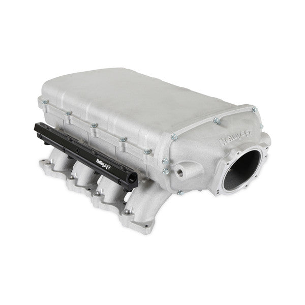 Holley EFI Ultra Lo-Ram Ford Coyote Bare Aluminum Intake Manifold 11-13 Mustang Coyote/ Voodoo/ Predator