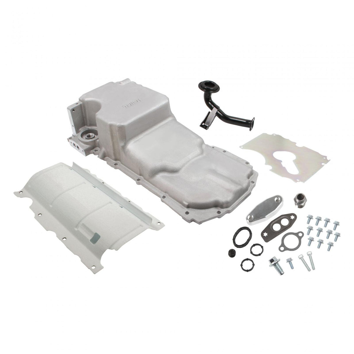 GM Gen V LT Swap Oil Pan As Cast with Turbo Oil Return GM Gen V LT Swap Oil Pan As Cast with Turbo Oil or PVC Return Port Holley
