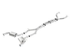Borla 16-17 Chevy Camaro SS 6.2L ATAK Catback Single Split Rear Exit Exhaust w/Single Tips - additional view