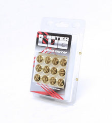 Wheel Mate Monster Lug Nut Caps - Gold 14x1.50 - 33007D User 1