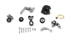 Alternator Relocation Kit (150amp Alternator W/bracket Kit) Black Finish LT4 Wet Sump Cast Bracket and Premium 150 Amp Alternator with Black Finish for LT4 Wet Sump Applications Used in LT Accessory Drive Kits #20-220, #20-223, and #20-233 Holley