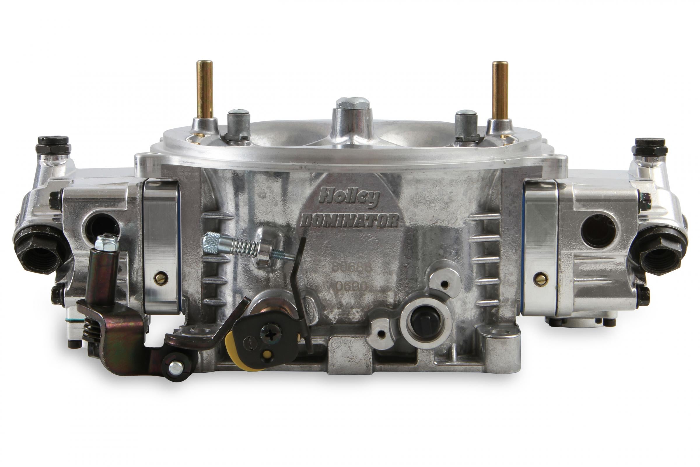 Dominator SP Carburetor 1050 CFM 4500 Mechanical Secondaries Idle Air Bleed Size 57.0 Shiny Gasoline Holley