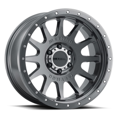 Aluminum Wheels 20x10 NV MR605 Bolt Pattern 8 On 165.1 Offset -24 Lip Size 2.83 Gloss Titanium GY Method