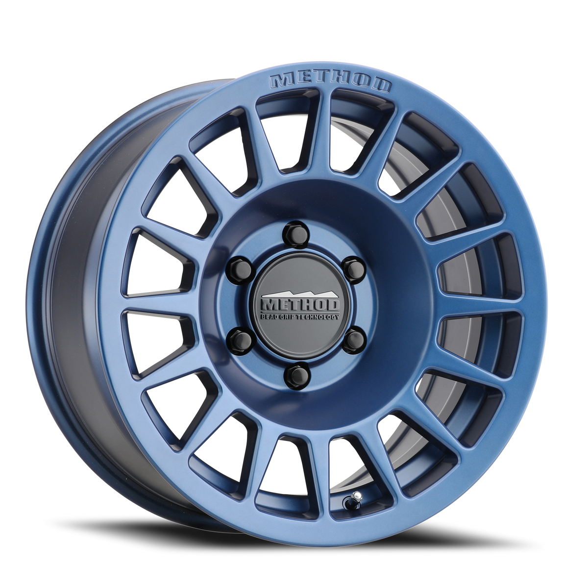 Aluminum Wheels 17x8.5 Bead Grip MR707 Bolt Pattern 6 On 139.7 Offset 0 Lip Size 0 Bahia Blue BL Method