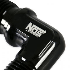 Bulkhead Fitting -6 90 Degree Black Sniper EFI