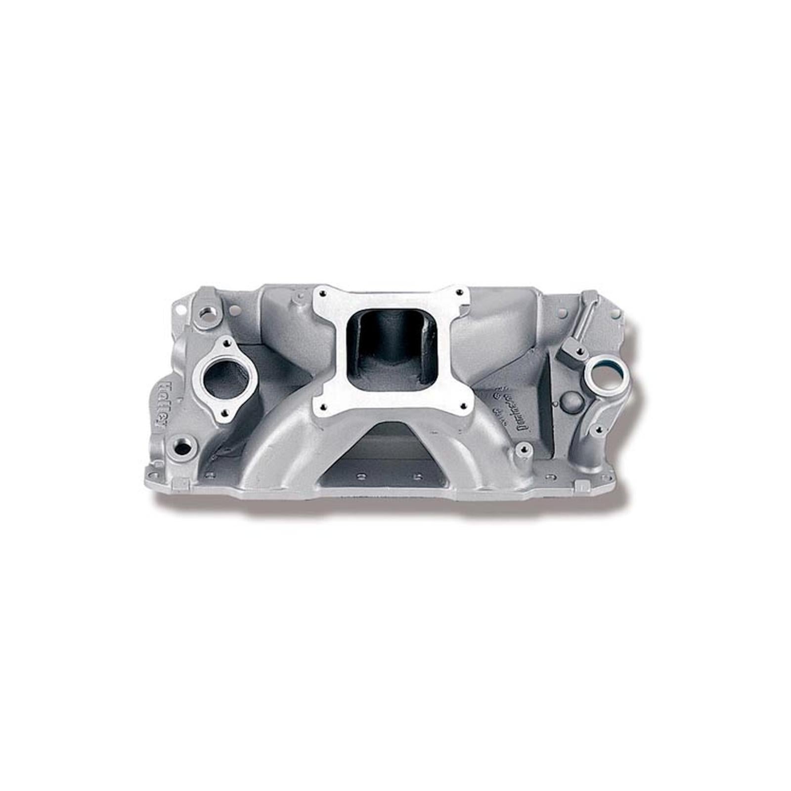 Strip Dominator Intake Chevy Small Block V8 Strip Dominator Intake Manifold 1957-1986 262ci-400ci, 1987-later with Aluminum Heads Holley