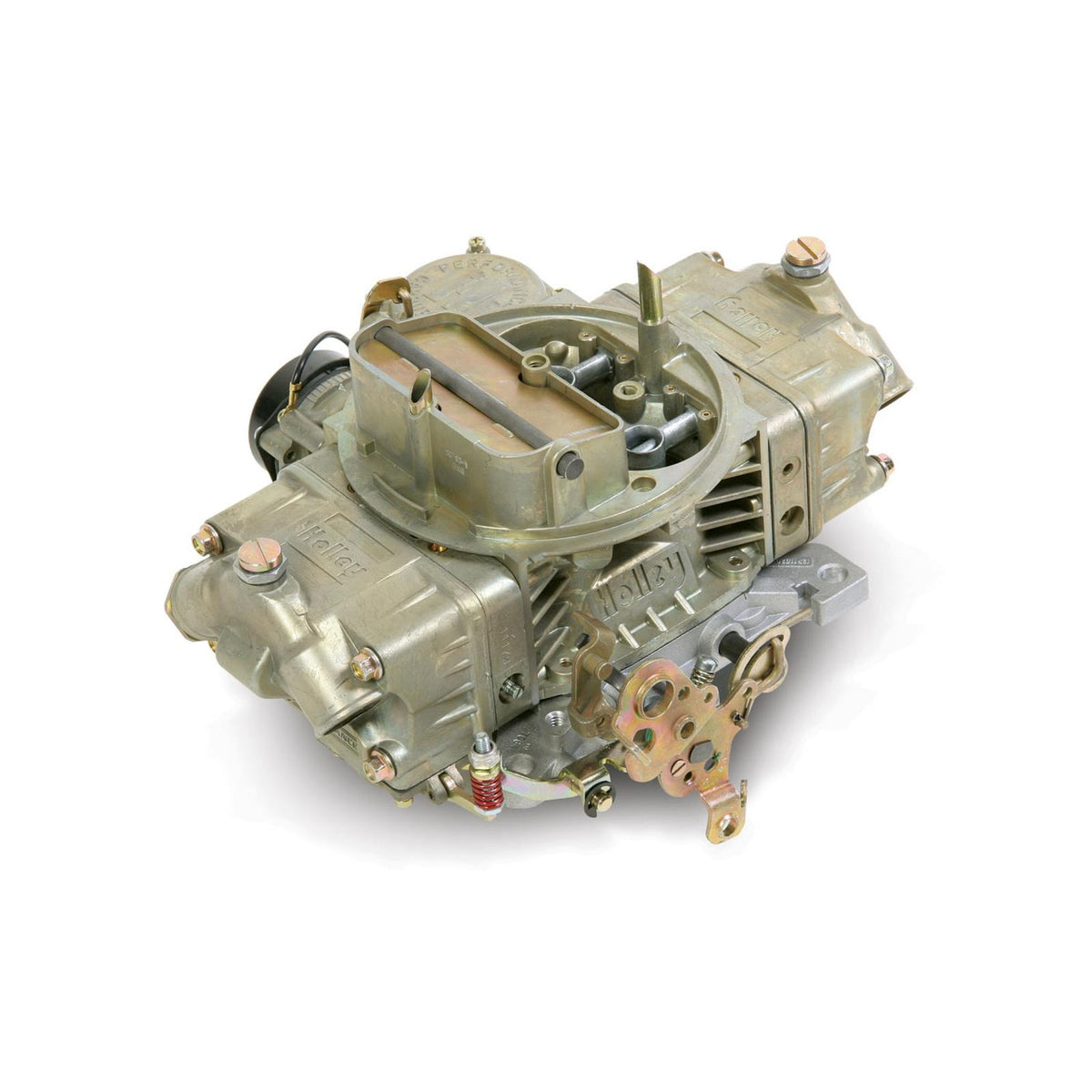 Classic Carburetor 650 CFM 4150 Vacuum Secondaries Gold Dichromate Gasoline Holley
