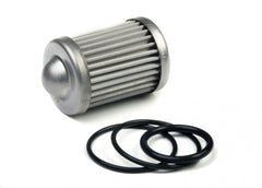 Fuel Filter Element and O-Ring Kit Fits 100 GPH Billet Fuel Filters 40 Micron Holley