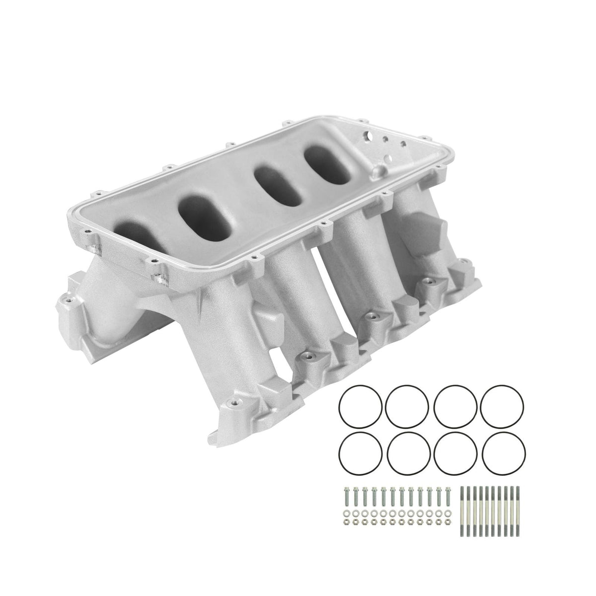 Hi-Ram Lower Manifold GM LS3/L92 Carbureted Base Only (plenum-Top-Mounting Fabrication Flange Available) Holley