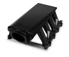 Sheet Metal Fabricated Intake Manifold Holley Sheet Metal Fabricated Intake Manifold For 2015-2017 Ford 5.0L Coyote Engines 90Mm Throttle Body Opening + Fuel Rail Kit Black Finish With Logo Sniper EFI