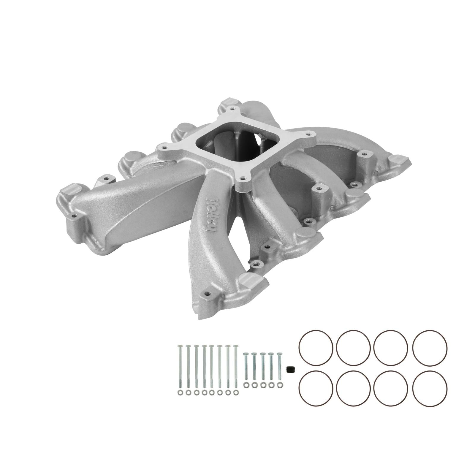 Single Plane Intake GM LS1/LS2/LS6 Carbureted Single Plane Intake Manifold Fits All GM LS Gen III or IV Engines Equipped with LS1/LS2/LS6 Style Cathedral Port Cylinder Heads Holley