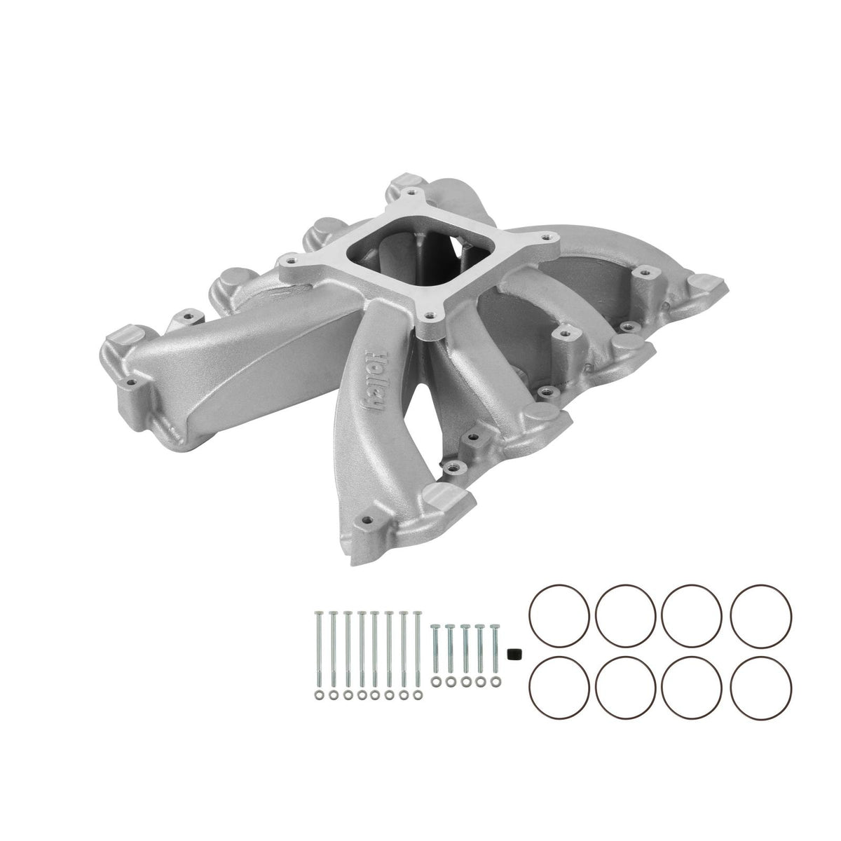 Single Plane Intake GM LS1/LS2/LS6 Carbureted Single Plane Intake Manifold Fits All GM LS Gen III or IV Engines Equipped with LS1/LS2/LS6 Style Cathedral Port Cylinder Heads Holley