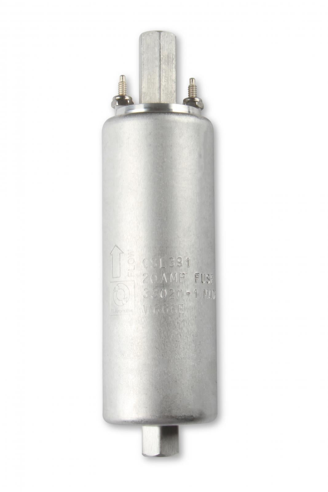 190 LPH Universal In-Line Fuel Pump (gerotor Style) 190 Liter Per Hour In-Line Frame Mounted Street/strip Applications Compatible with Gasoline Only Holley