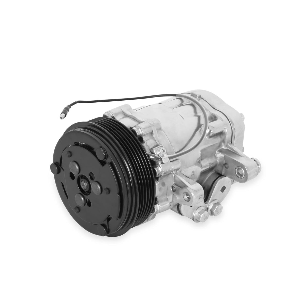 SD7 A/C Compressor Polished Holley