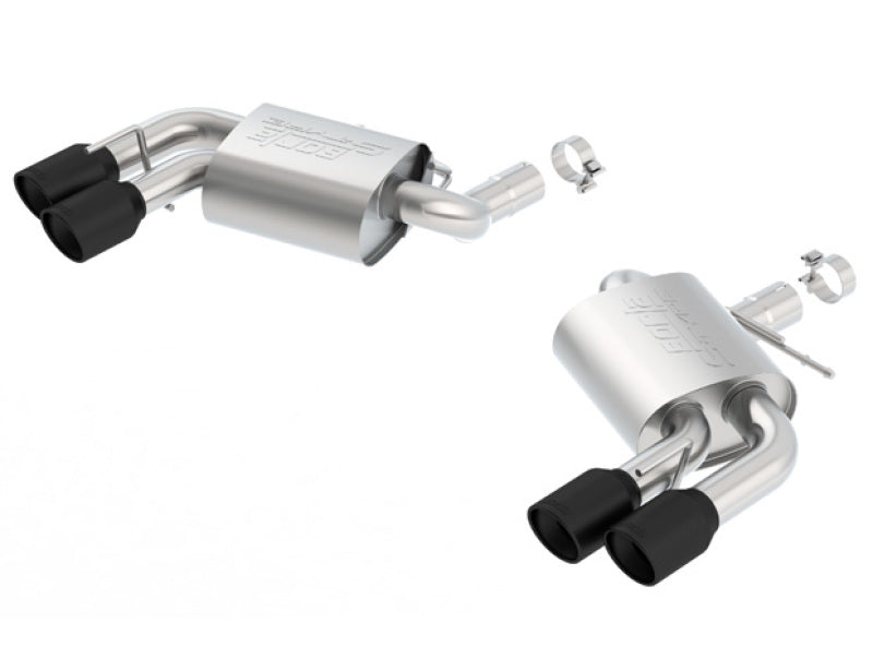 Borla 2016-2017 Chevrolet Camaro SS AT/MT S-Type Rear Section Exhaust w/o Dual Mode Ceramic Black - additional view