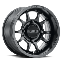 Aluminum Wheels 15x10 MR409 Bead Grip UTV Bolt Pattern 4 On 136 Offset 0 Lip Size 4.33 Matte Black MB Method