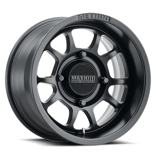 Aluminum Wheels 15x8 MR409 Bead Grip UTV Bolt Pattern 4 On 136 Offset 0 Lip Size 3.15 Matte Black MB Method