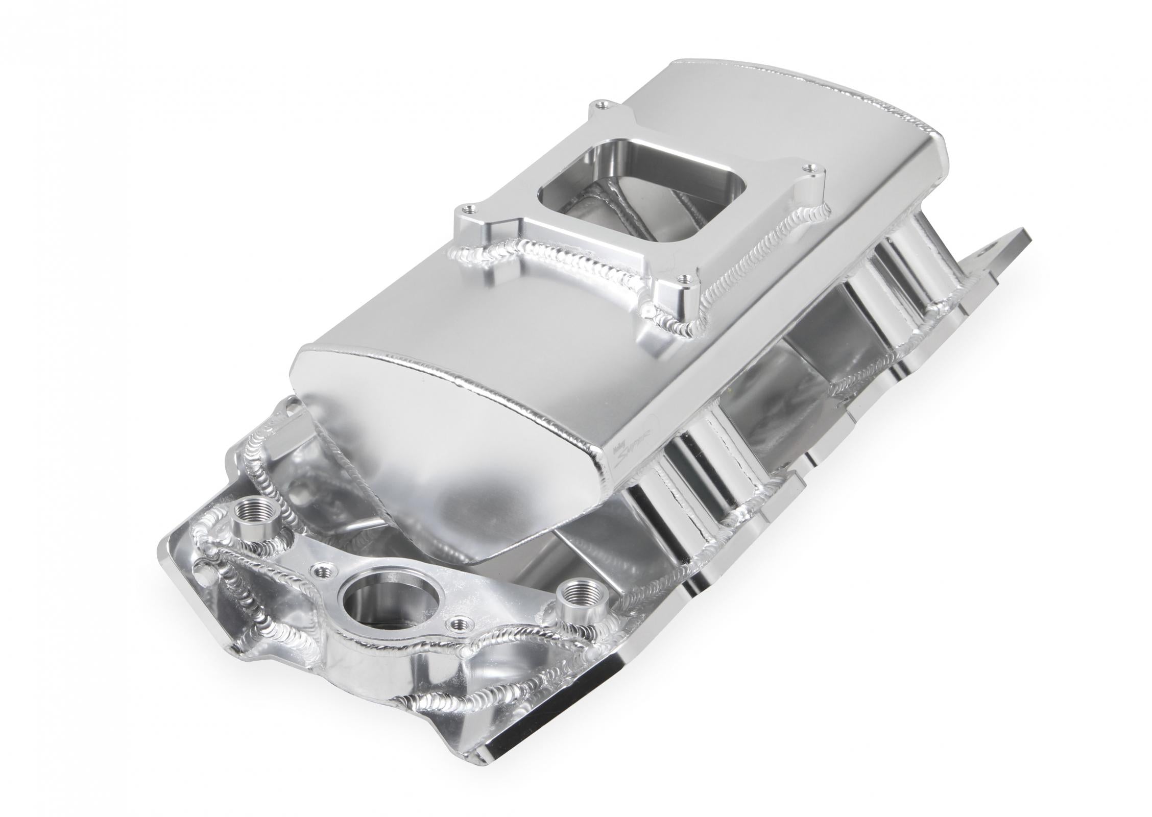 Sheet Metal Fabricated Intake Manifold Big Block Chevy Fabricated Intake Manifold Bbc Single Plane 1 X 4150 Silver With Logo Sniper EFI