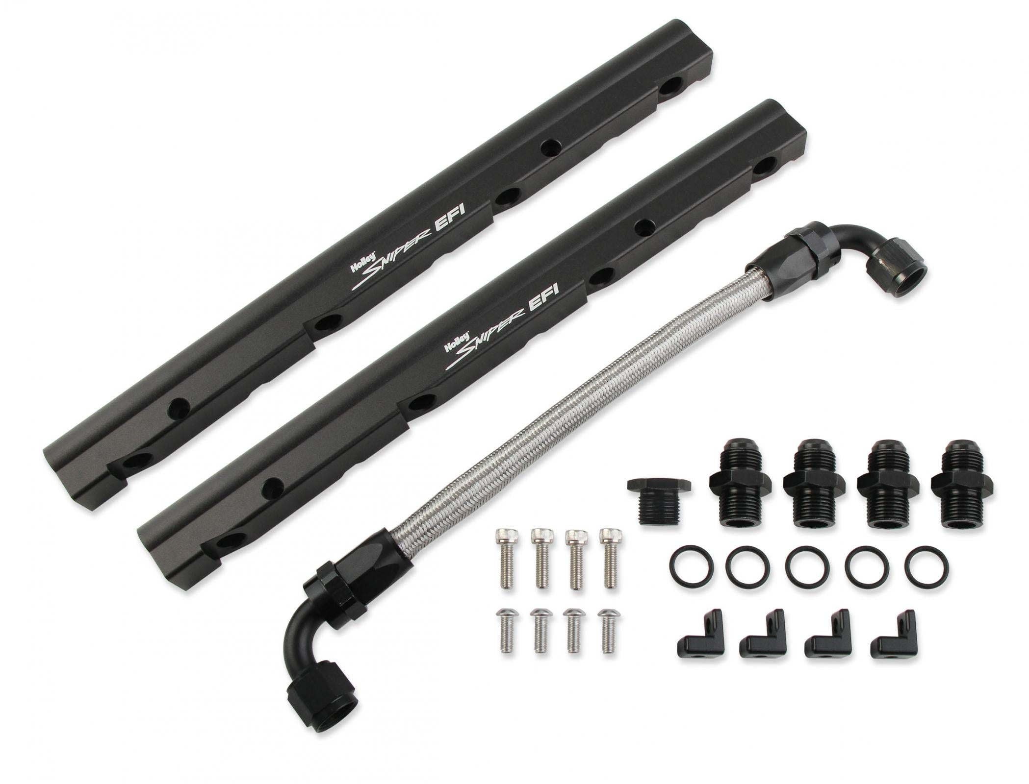 Fuel Rail Kit Ls3 Fuel Rail Kit With Holley Logo For Ls3 Intake Manifolds Sniper EFI