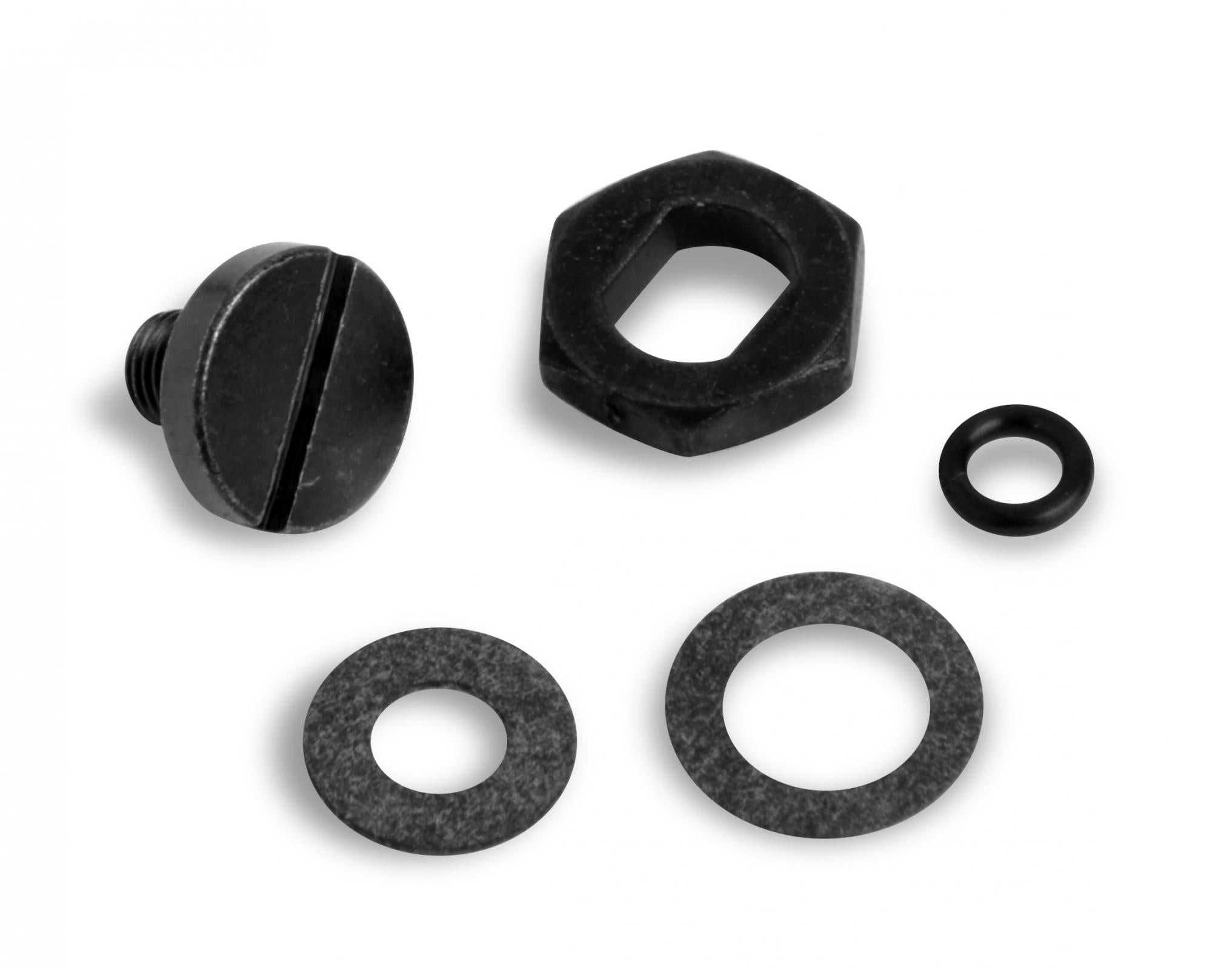 Black Needle & Seat Adjusting Nut & Lock Screw Kit Black Replacement Needle and Seat Lock Screw and Adjustment Nut for Carburetors with Black Hardware Works with All Carburetors with an Adjustable Needle and Seat Holley