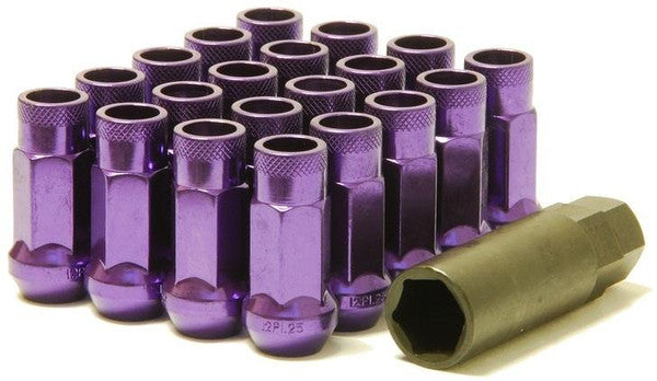 Wheel Mate Muteki SR48 Open End Lug Nuts - Purple 12x1.25 48mm - 32905L Photo - Primary