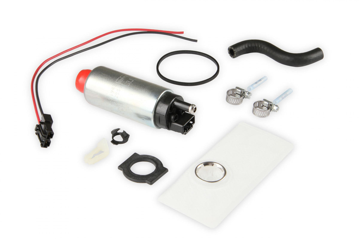 190 LPH In-Tank Electric Fuel Pump Street/strip EFI Applications Fits 1996-97 Ford Mustang 4.6L (except Cobra) and 1985-95 Ford Mustang 5.0L (except Cobra) Compatible with Gasoline Holley