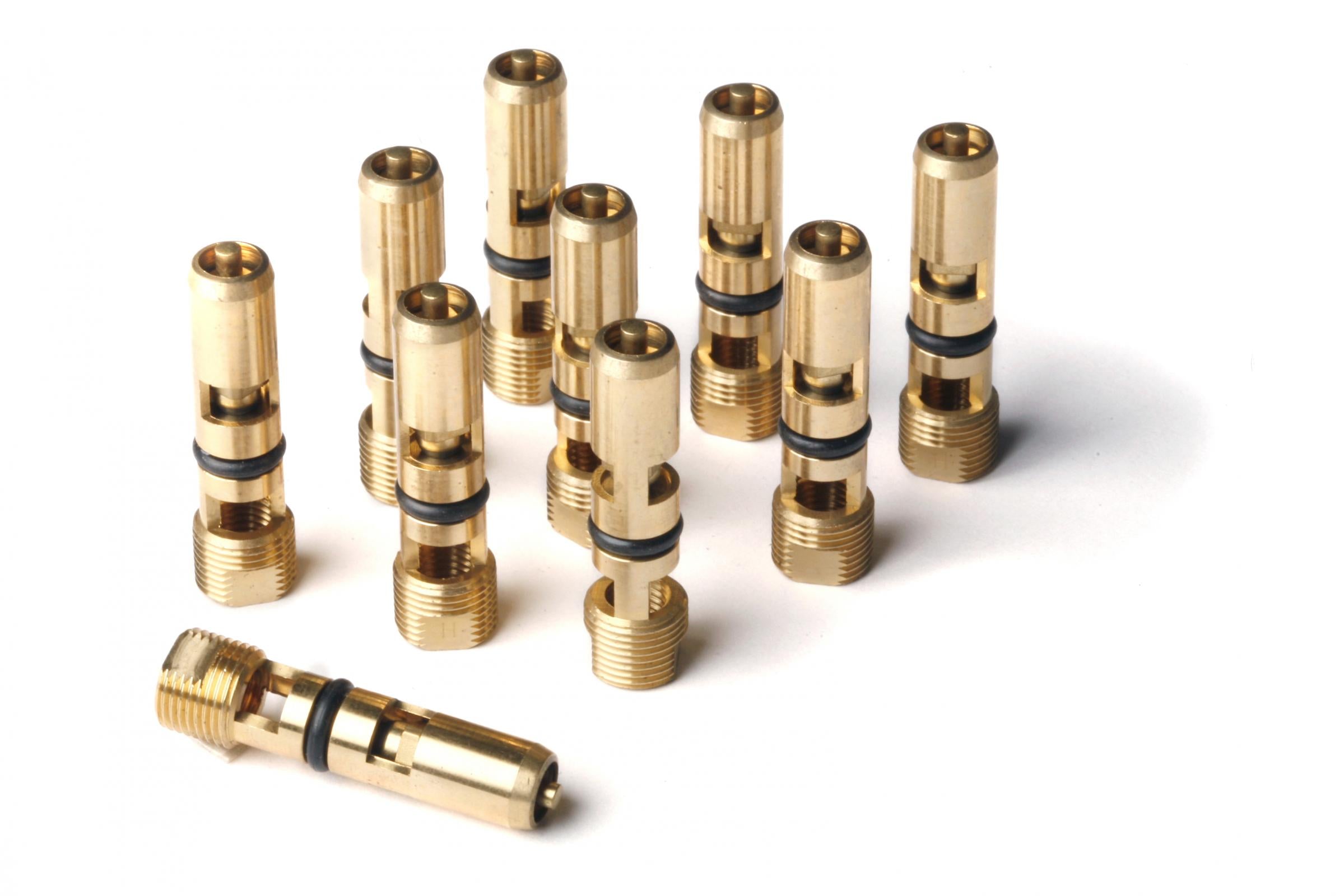 Needle & Seat Assembly 10 Pack of Part Number 6-504 Needle & Seat Assembly Adjustable 0.110 Seat Size Holley
