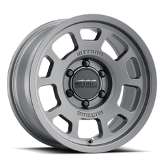 Aluminum Wheels 17x8.5 Bead Grip MR705 Bolt Pattern 6 On 139.7 Offset 35 Lip Size 1.22 Titanium SL Method