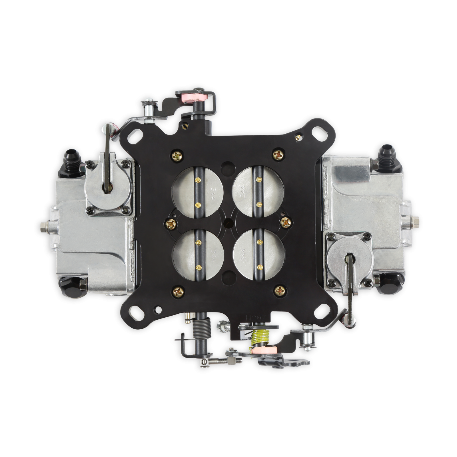 Supercharger XP Carburetor Draw-Thru 950 CFM 4150 Mechanical Secondaries Shiny Gasoline Holley